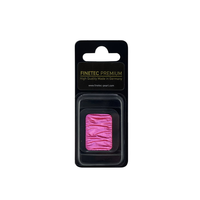 Finetec FINETEC® Premium pastilla de acuarela nacarada Rosa Chispeante Finetec FINETEC® Premium pastilla de acuarela nacarada Rosa Chispeante